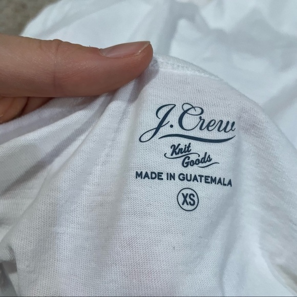 J crew fitted broken in jersey love crewneck tee shirt - Picture 3 of 4